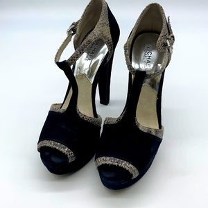Michael Kors T Strap Heels Platforms Shoes